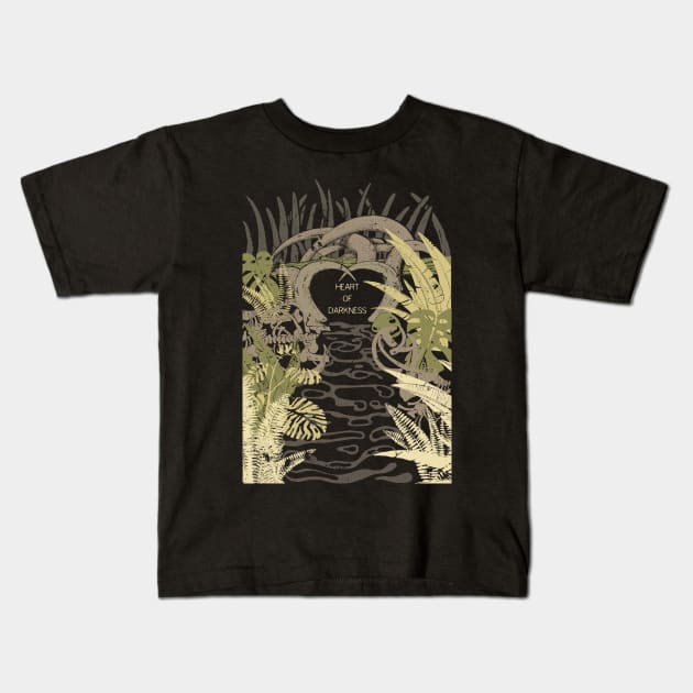 BOOKS Collection: Heart of Darkness Kids T-Shirt by Timone